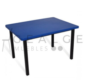 Mesa Binaria Rectangular Con Cubierta De Polipropileno